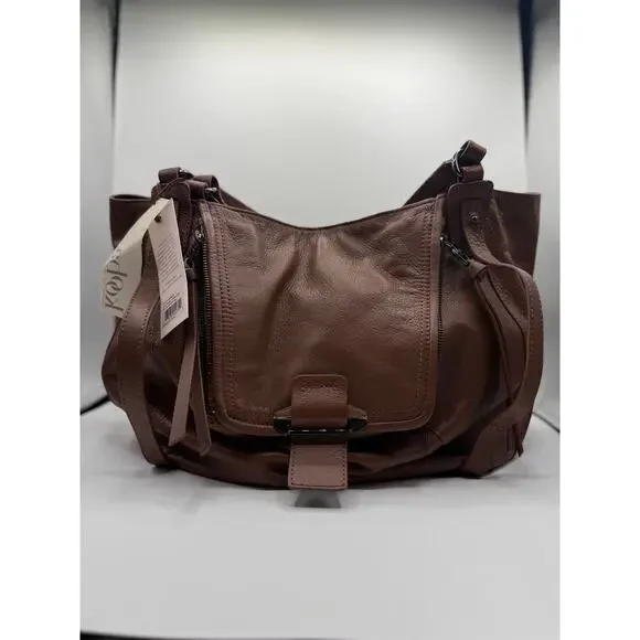 NWT Kooba Jonnie Leather Shopper Tote - Brown- Minor Flaws - Picture 2 of 14